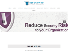 Tablet Screenshot of infoguardsecurity.com
